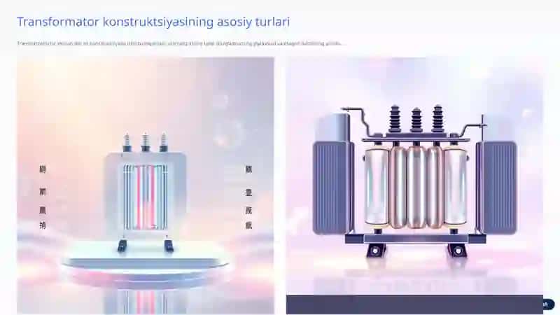 Transformatorlarning Konstruksiyalari: Asosiy Tuzilishi va Ishlash Printsiplari 4