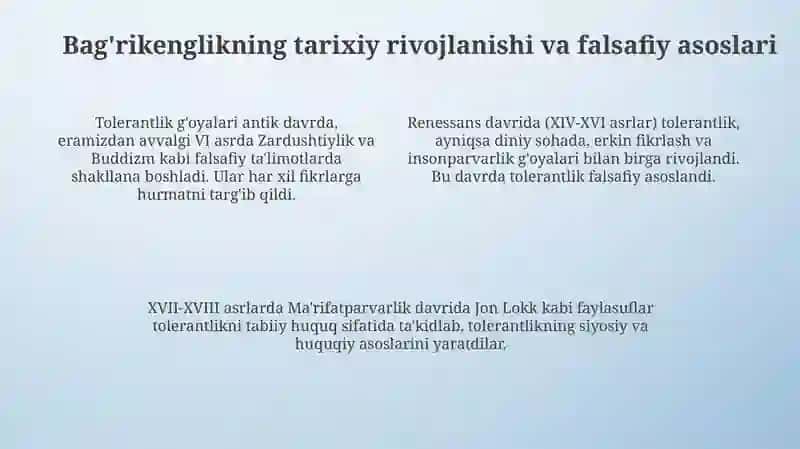 Pedagogik faoliyatning bagʻrikenglik mohiyati 4
