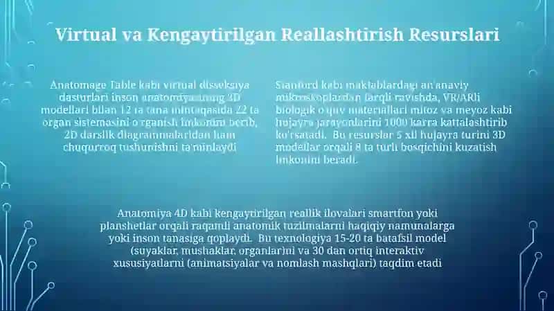 Biologik talim mazmunlari 4