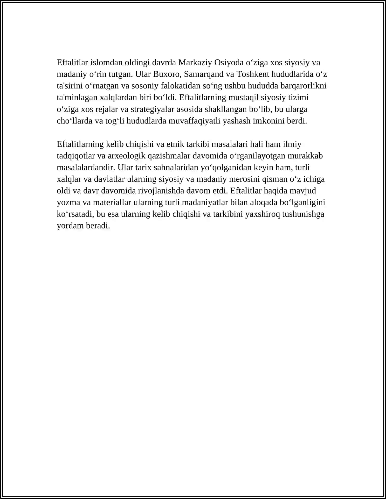 Eftalitlar va Turk xoqonligi siyosiy-tarixiy geographic 4