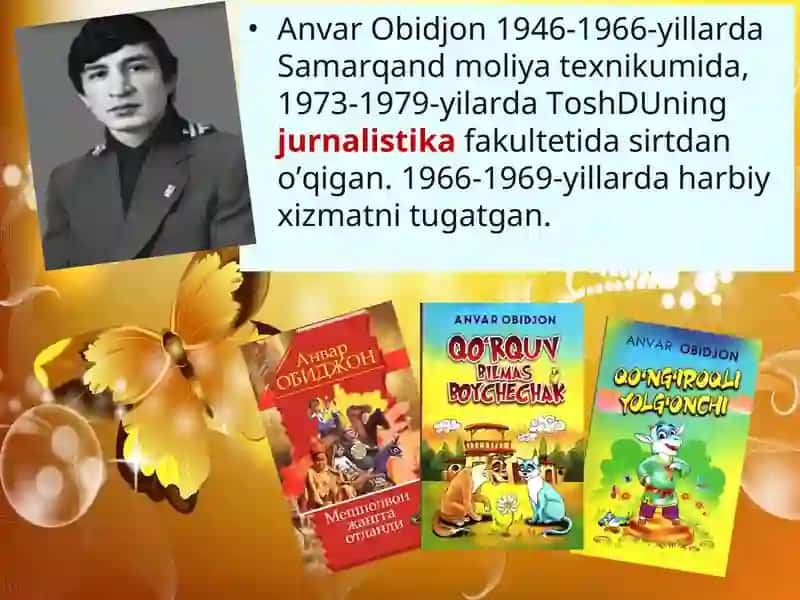 Anvar Obidjon hayoti va ijodi 4