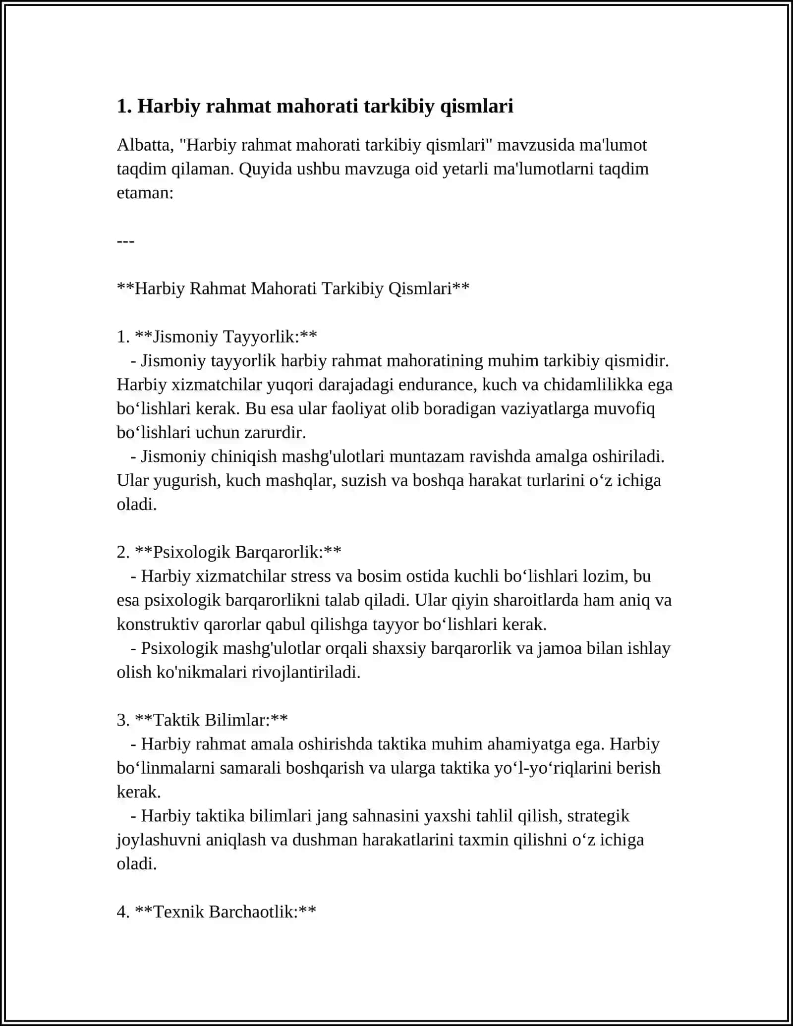 FARG‘ONA DAVLAT UNIVERSITETI IQTISODIYOT KAFEDRASI REFERAT 4