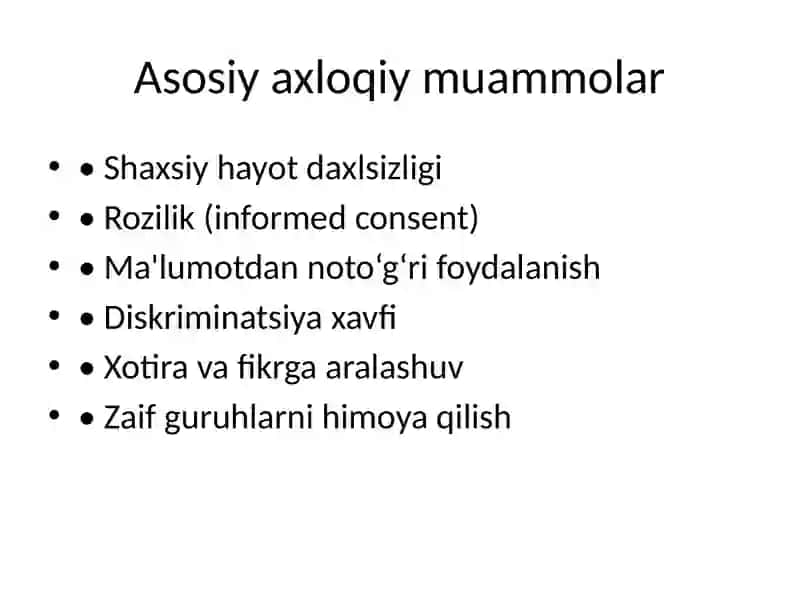 Neyroimiijing texnologiyalari va axloqiy muammolar 4