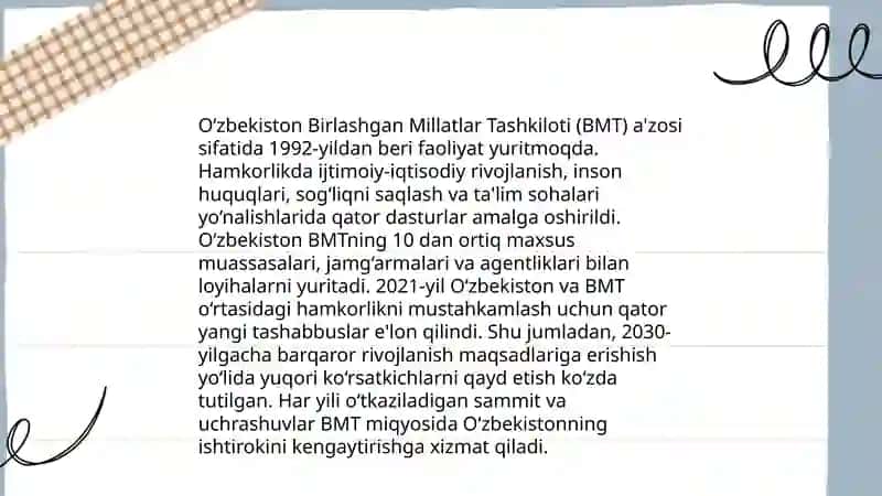 O‘zbekiston va jahon hamjamiyati 4