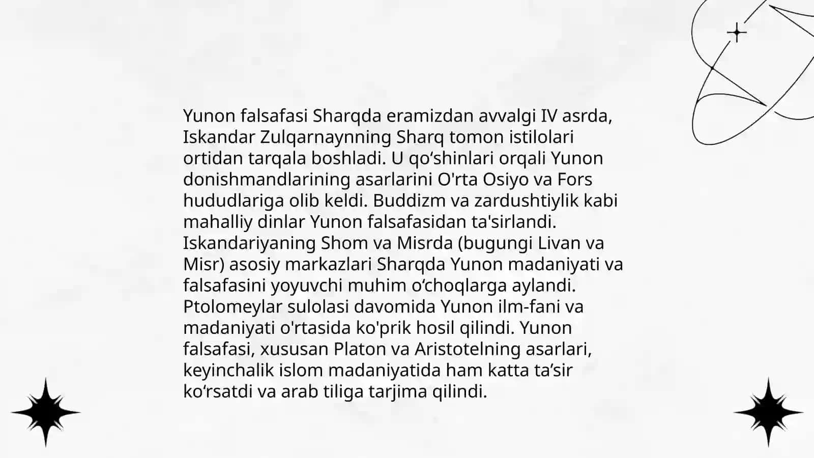 Ilk O'rta asr Sharq falsafasi va uyg'onish davri 4