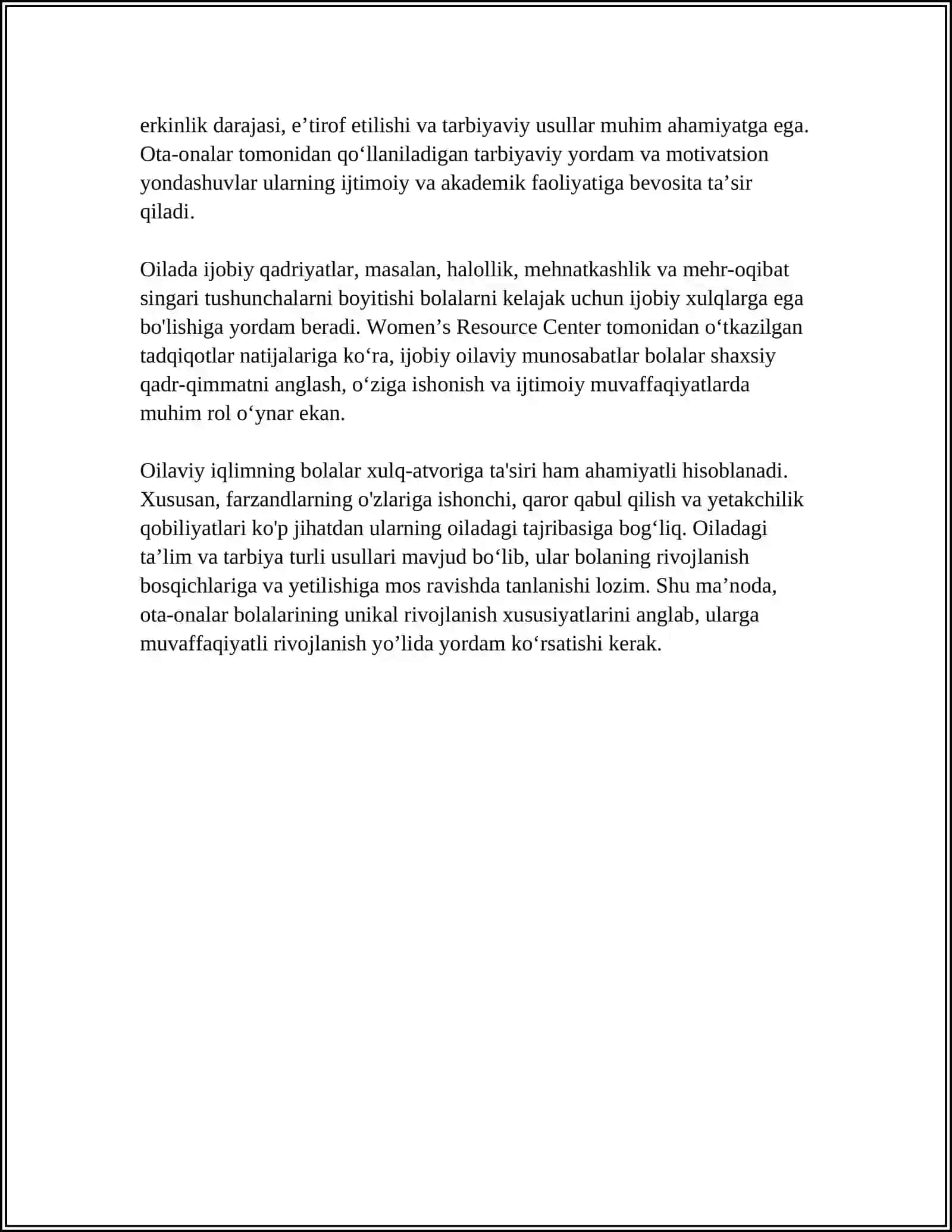 BOLA SHAXSINING RIVOJLANISH OMILLARI 4