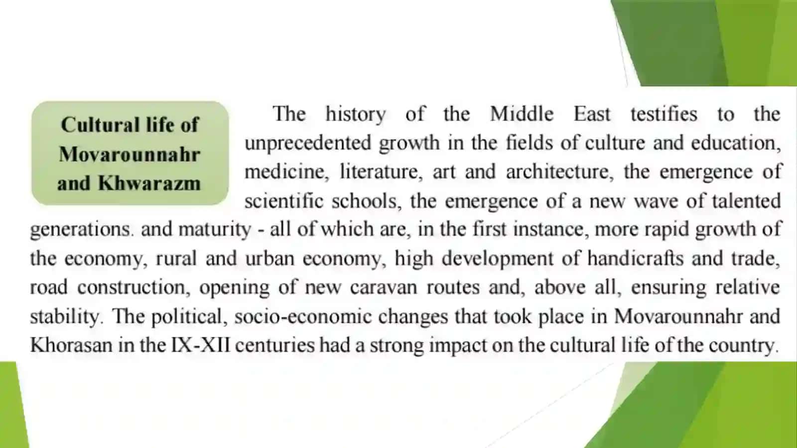 The Great Scholars of IX-XII.Countries in Movarounnahrand Khurasan 4