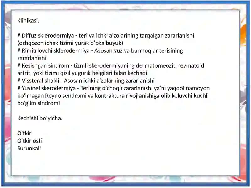 Central Asian Medical University Tibbiyot fakulteti 4
