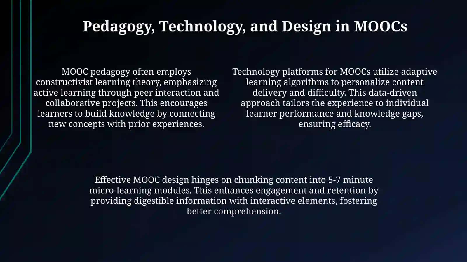 MOOCs: Definition, History, and Landscape 4
