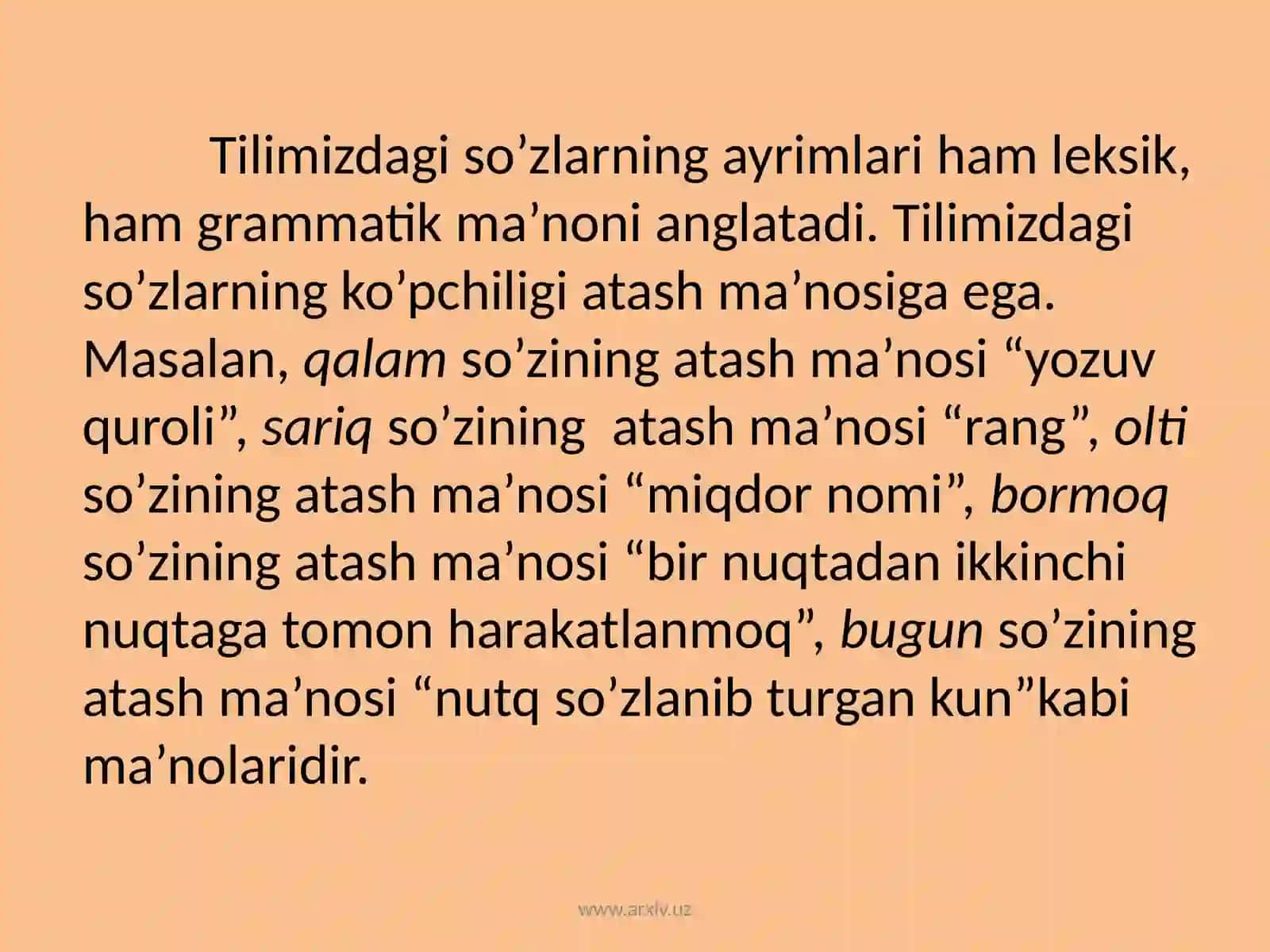 Grammatika haqida umumiy ma'lumot 4