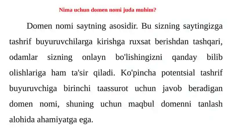 Domen va Xosting xizmatlari 4