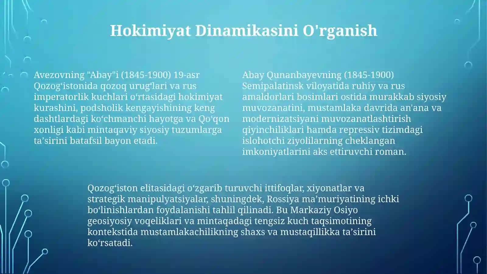 MuxtorAvezovning"Abay"romani 4