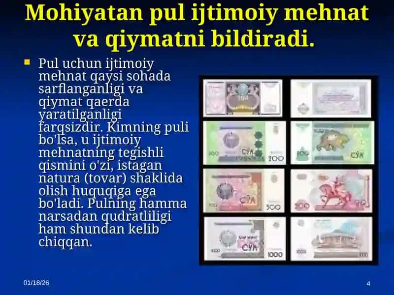 IQTISODIYOTDA PUL KREDIT SIYOSATI VA UNDAGI O'ZGARISHLAR 4