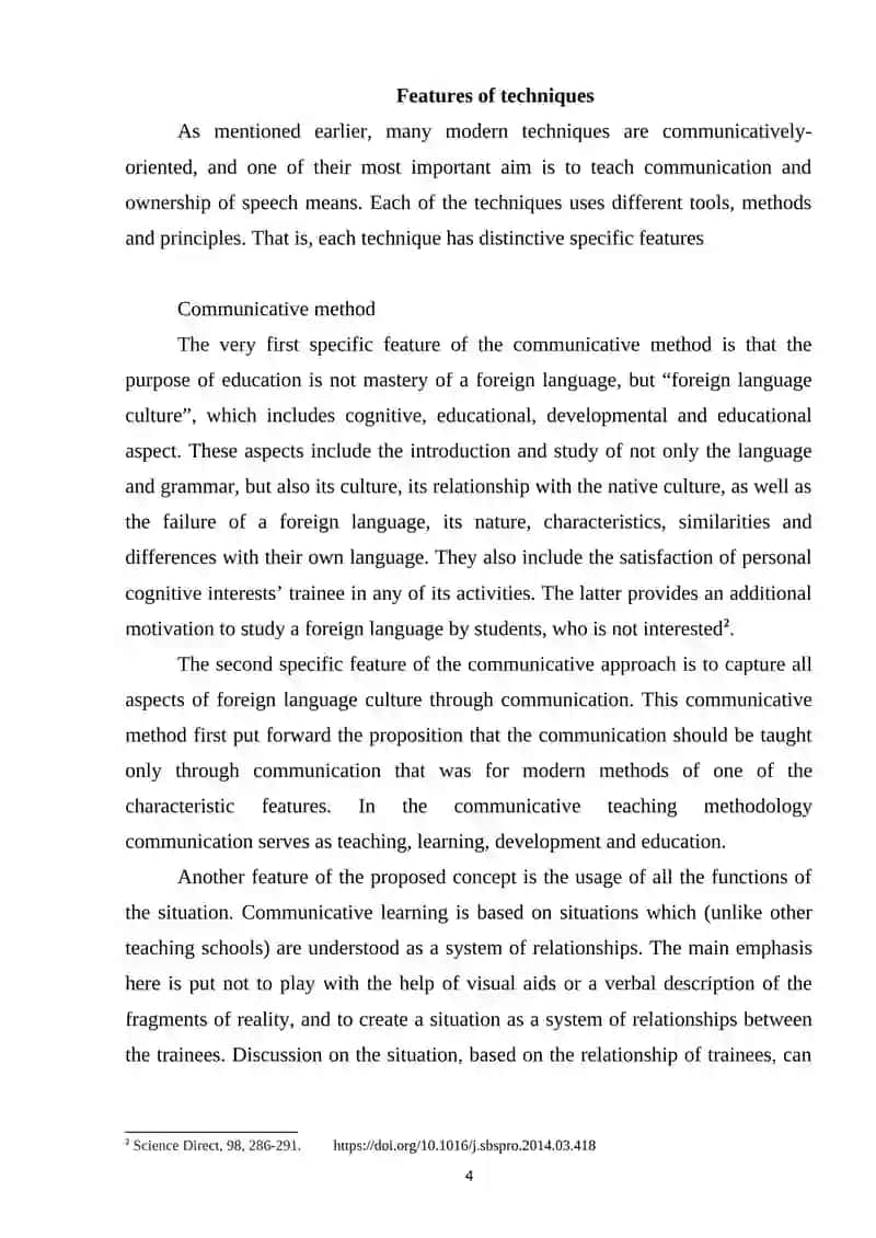 The Usage of Educational Technologies in Teaching a Dialogic Conversation to the Students of Vocational Colleges 4