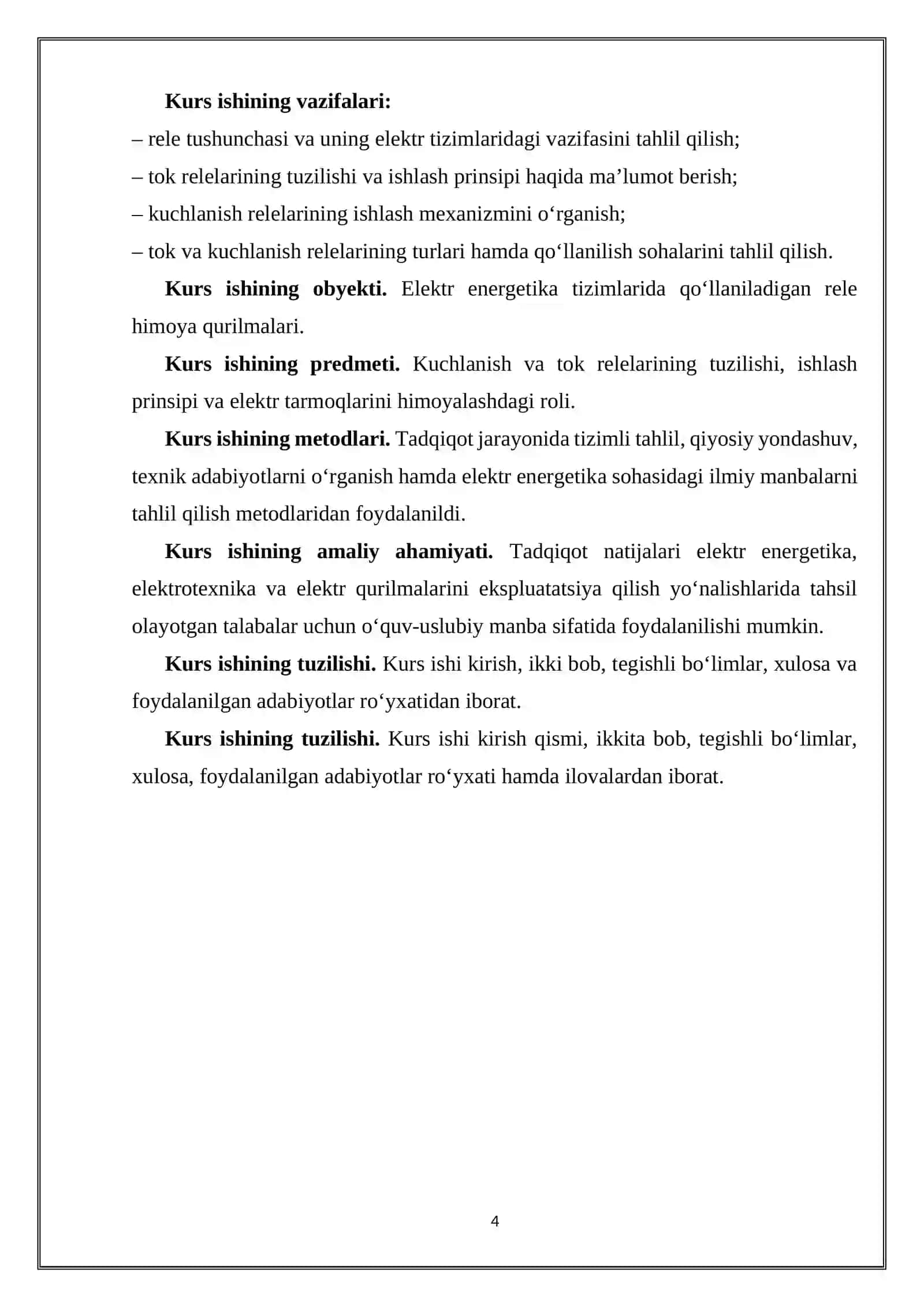 Kuchlanish va tok relelari 4