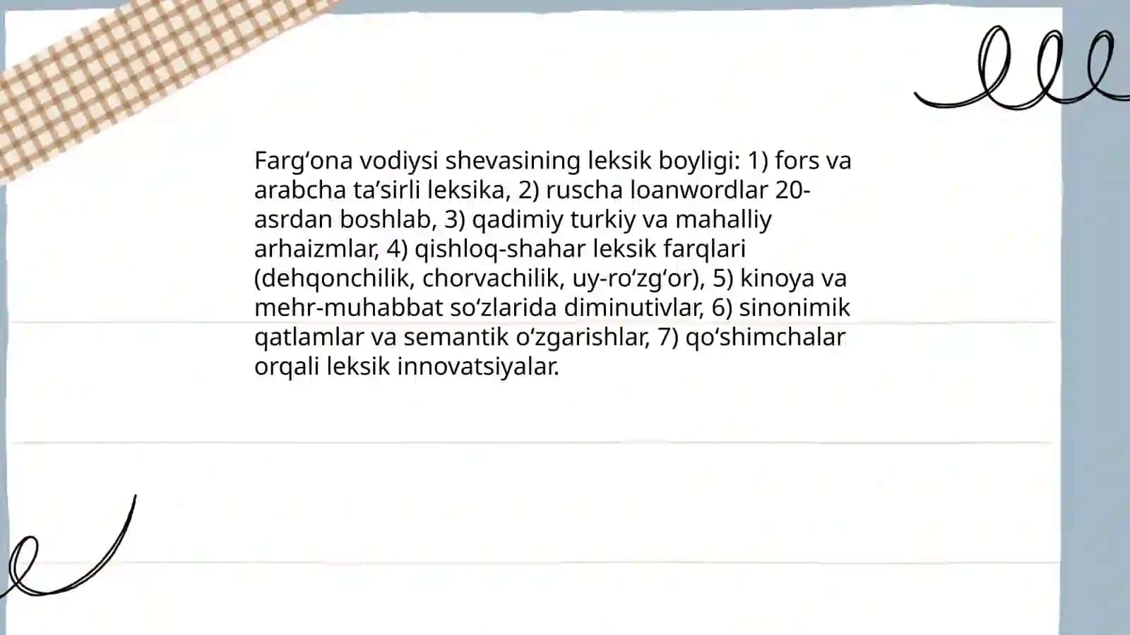 Shevalar leksikasi 4
