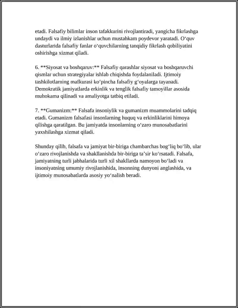 FALSAFA VA UNING JAMIYAT HAYOTIDAGI ROLI 4
