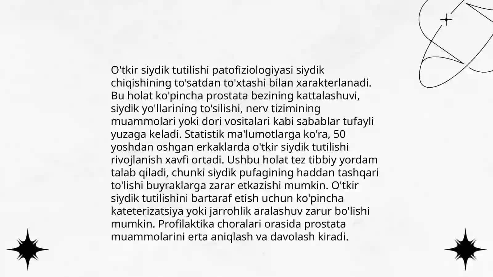 Buyrak kolikasi va o'tkir siydik tutilishi sindromi bo'lgan bolalarga shoshilinch yordam 4