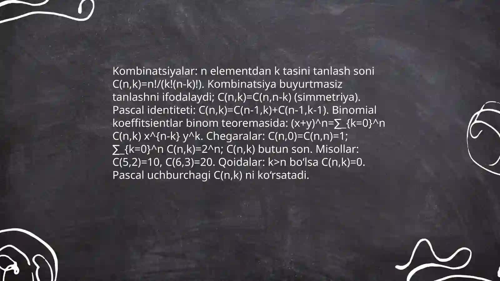 Qiziqarli kombinatorika 4