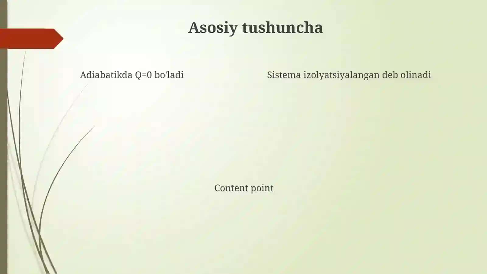Adiabatik jarayonda bajarilgan ish 4