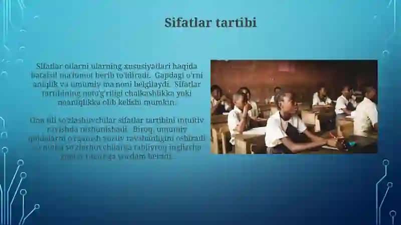 Sifatlar 4