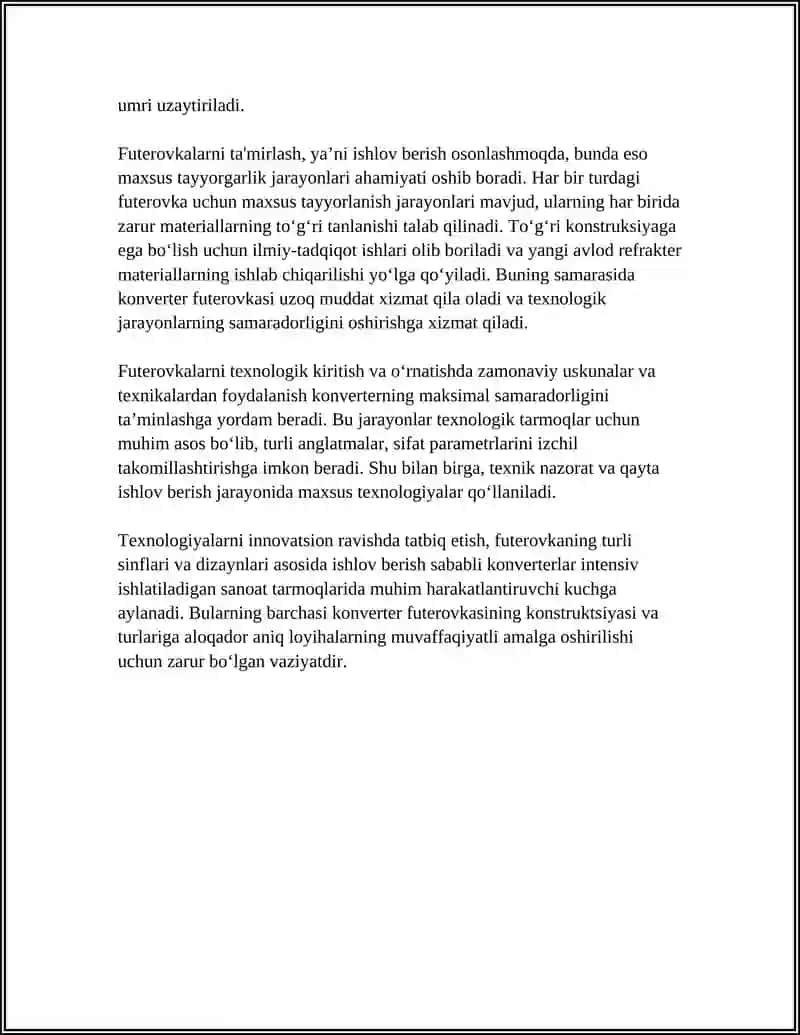 Konverter Futerovkasini Ta'mirlash 4