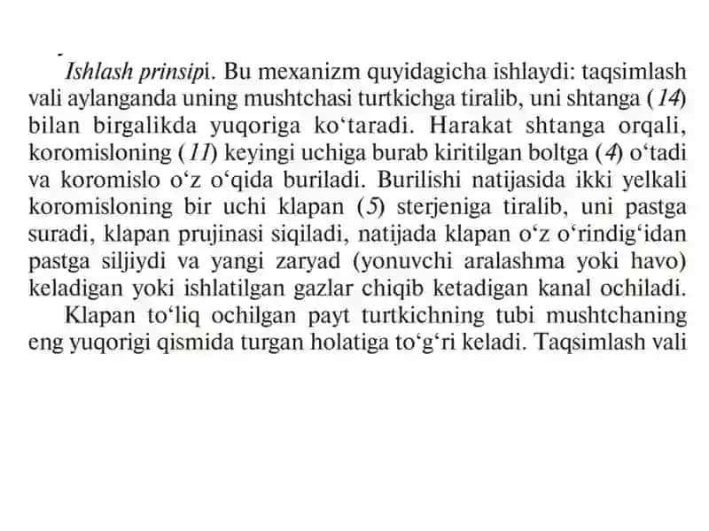 Zamonaviy avtomobillarning gaz taqsimlash mexanizmlari 4