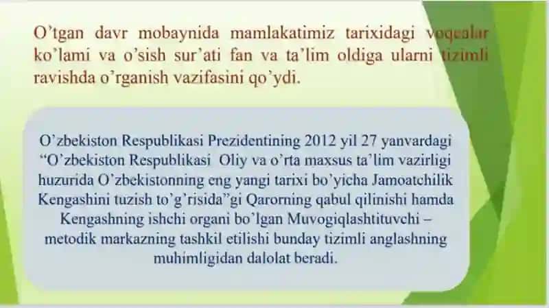 O‘zbekistonning eng yangi tarixi 4