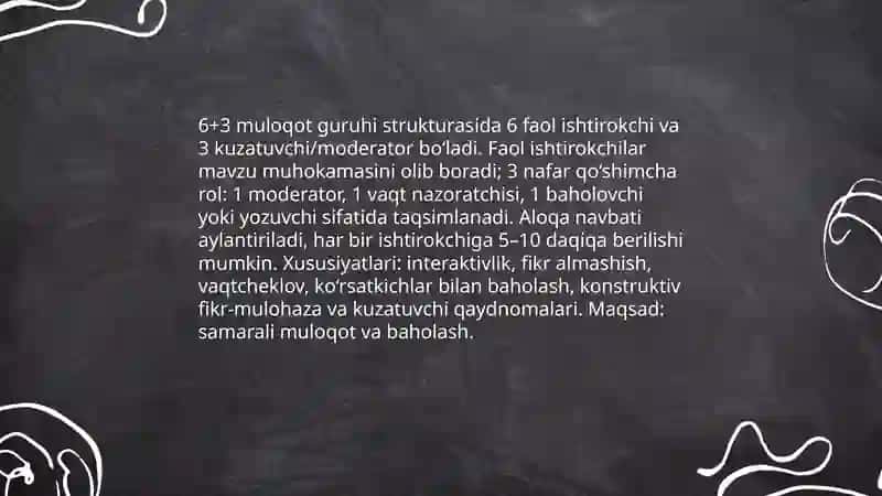 6+2 muloqot guruhi 6+3 muloqot guruhi 4