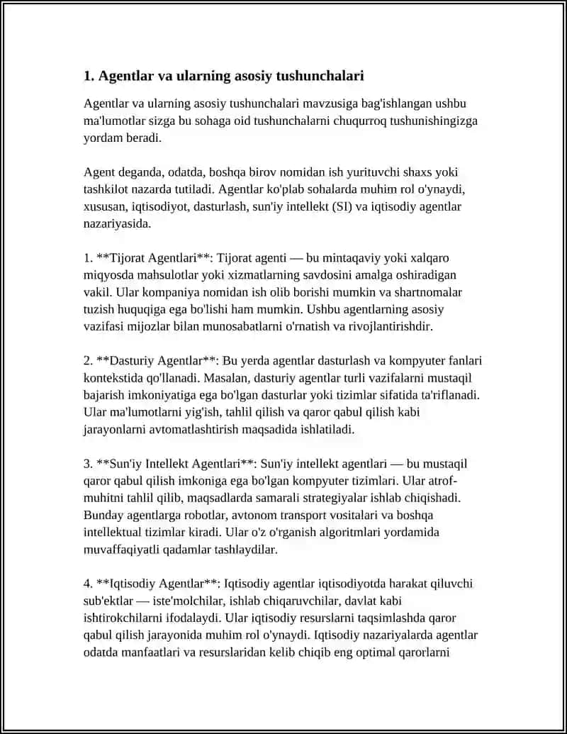 AGENTLARNING ISHLASH PRINSIPLARI VA PARAMETRLARI 4