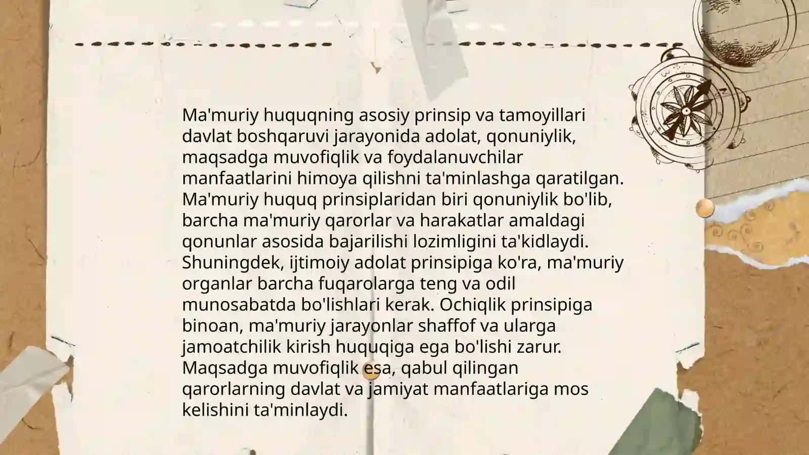 Ma'muriy huquqning huquqiy manbaalari 4