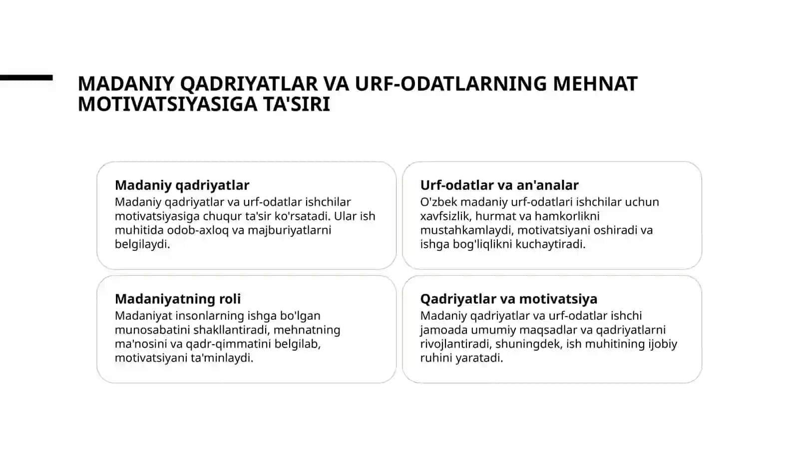 Mehnatni tashkil qilish psixologiyasi. 4