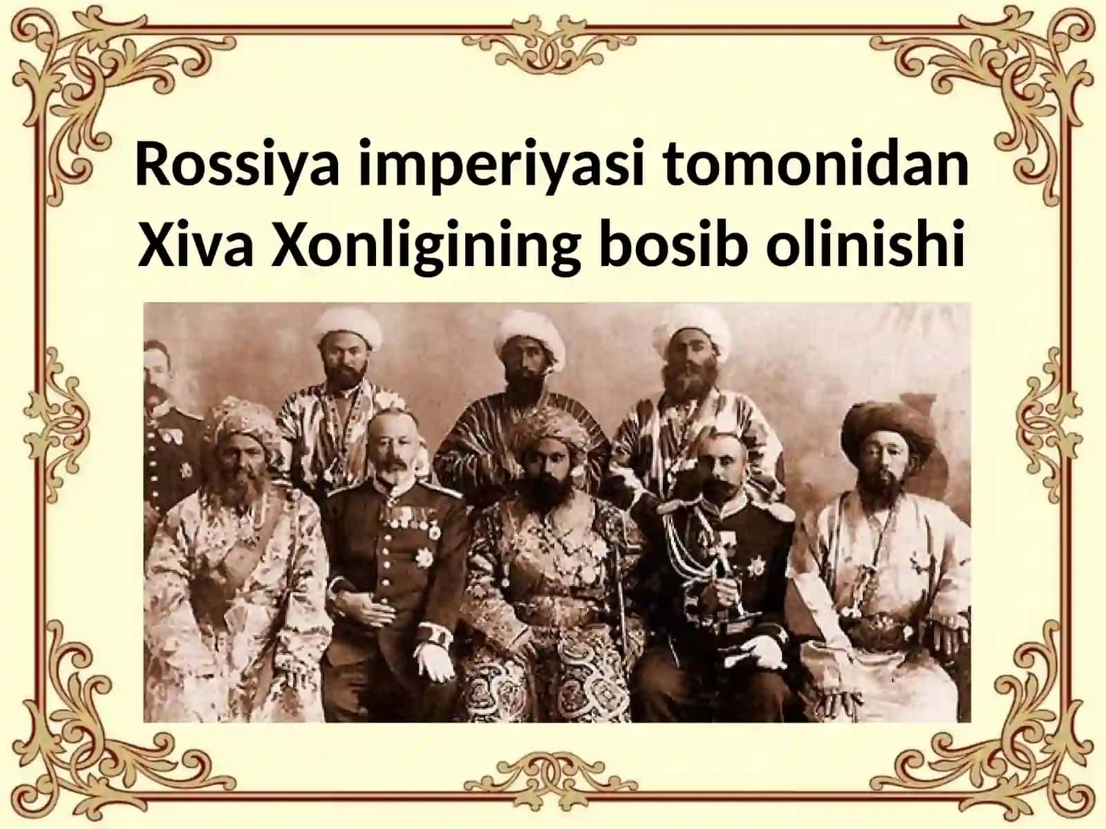 Òrta Osiyo me'morlik fanida taqdimot 4