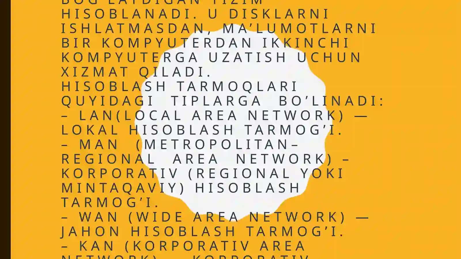 Internet   texnologiyasi  va  uning   xizmatlari, masofali  ta’lim  texnologiyasi  bilan  ishlash 4