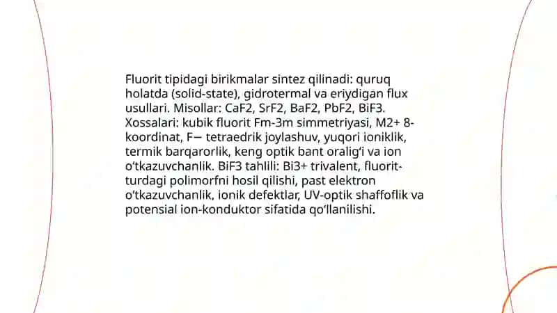 Fluorit va antifluorit turlari 4