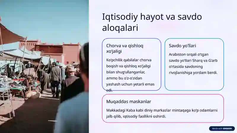 Islom dinining paydo bo‘lishidagi ijtimoiy-siyosiy va madaniy sharoitlar 4