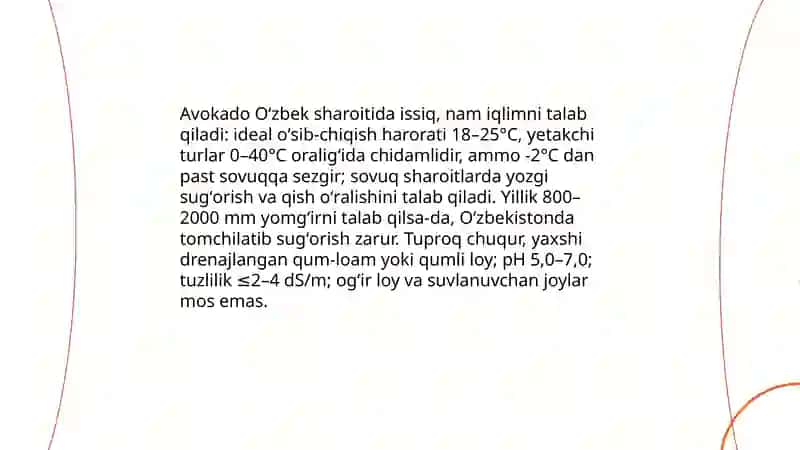 Kivi (Actinidia deliciosa) va uning Oʻzbekistonda ekilishga mosligi 4