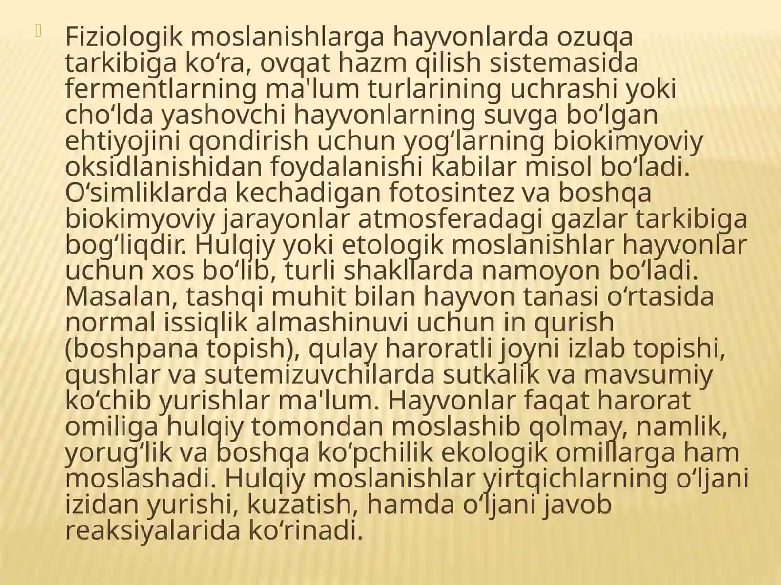 hAYVON ORGANIZMINING TURLI FIZIOLOGIK FAOLIYATINI O`RGANISH USULLARI 4