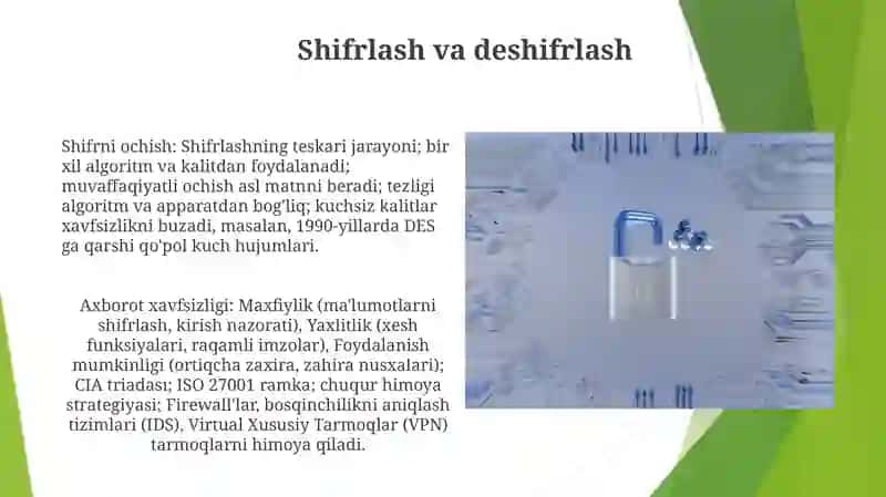 Axborot xavfsizligi 4