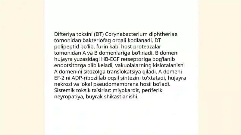 Difteriya kasalligining kelib chiqish sabablari va asoratlari 4