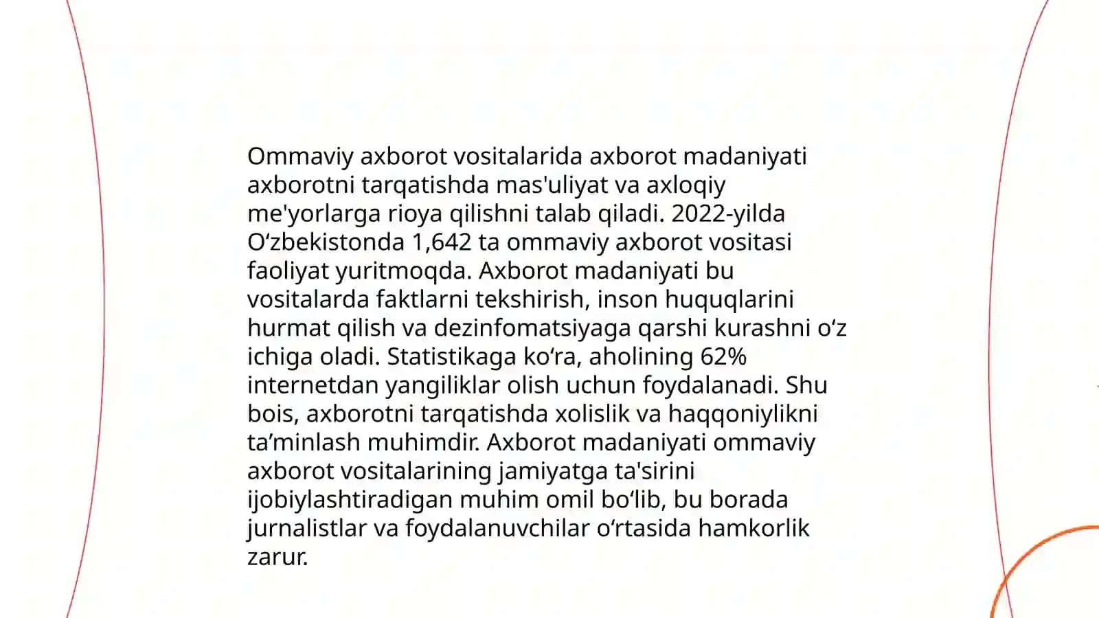 Axborot tarqatishning asosiy qoidalari 4