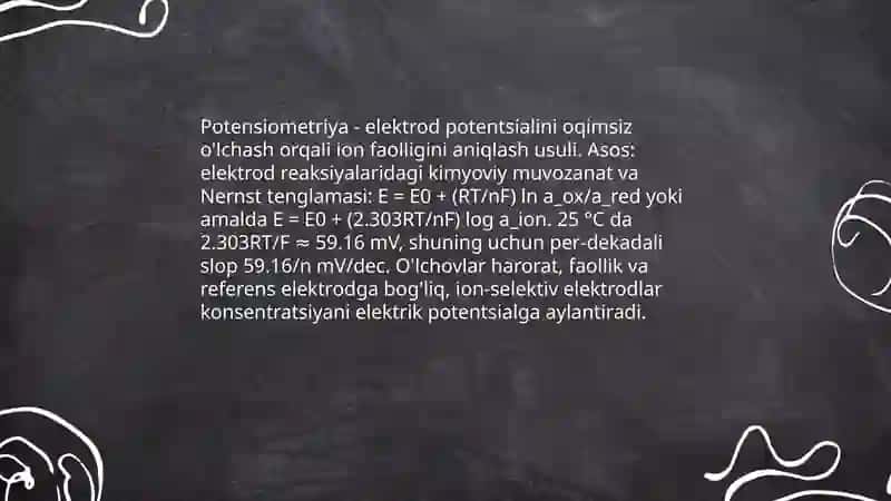 Konduktometriya va Potensiometriya 4