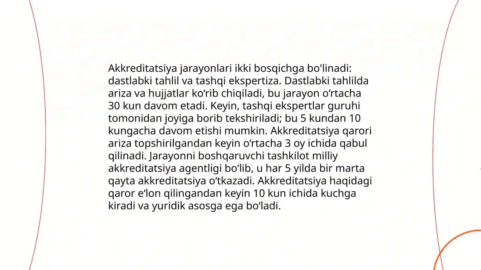 Akkreditatsiya tushunchasi va tartibi 4