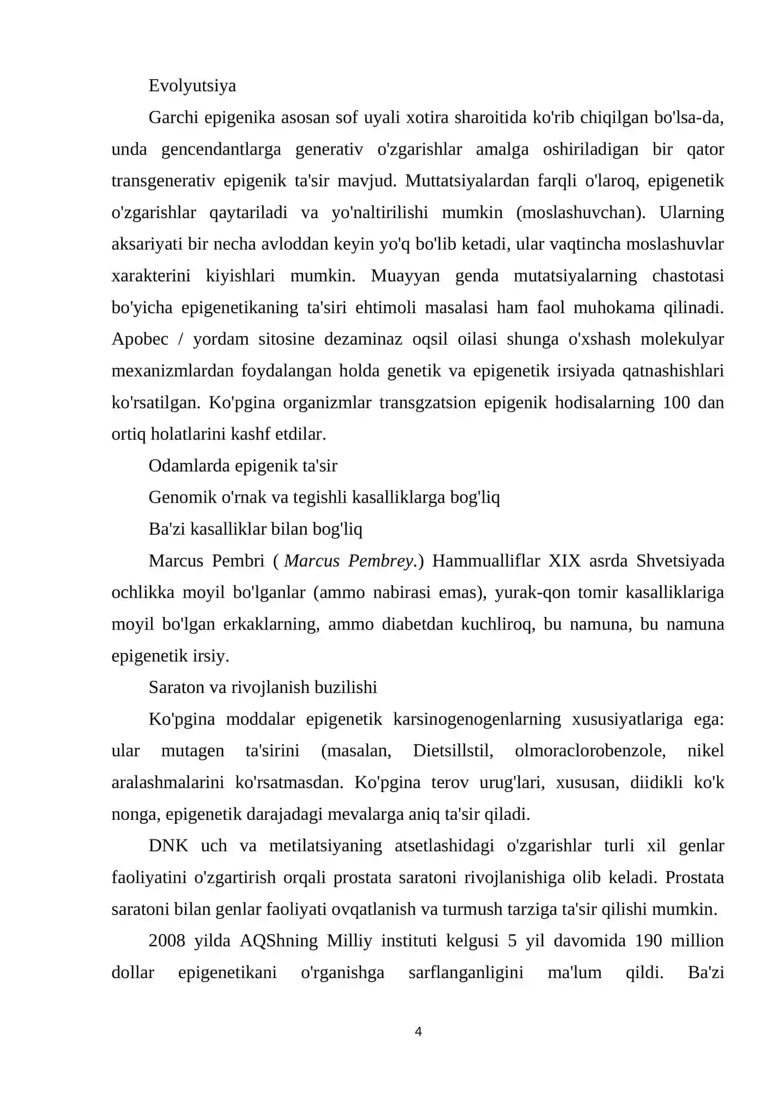EPIGENOMIKA EPIGENOM HAQIDA TUSHUNCHA 4