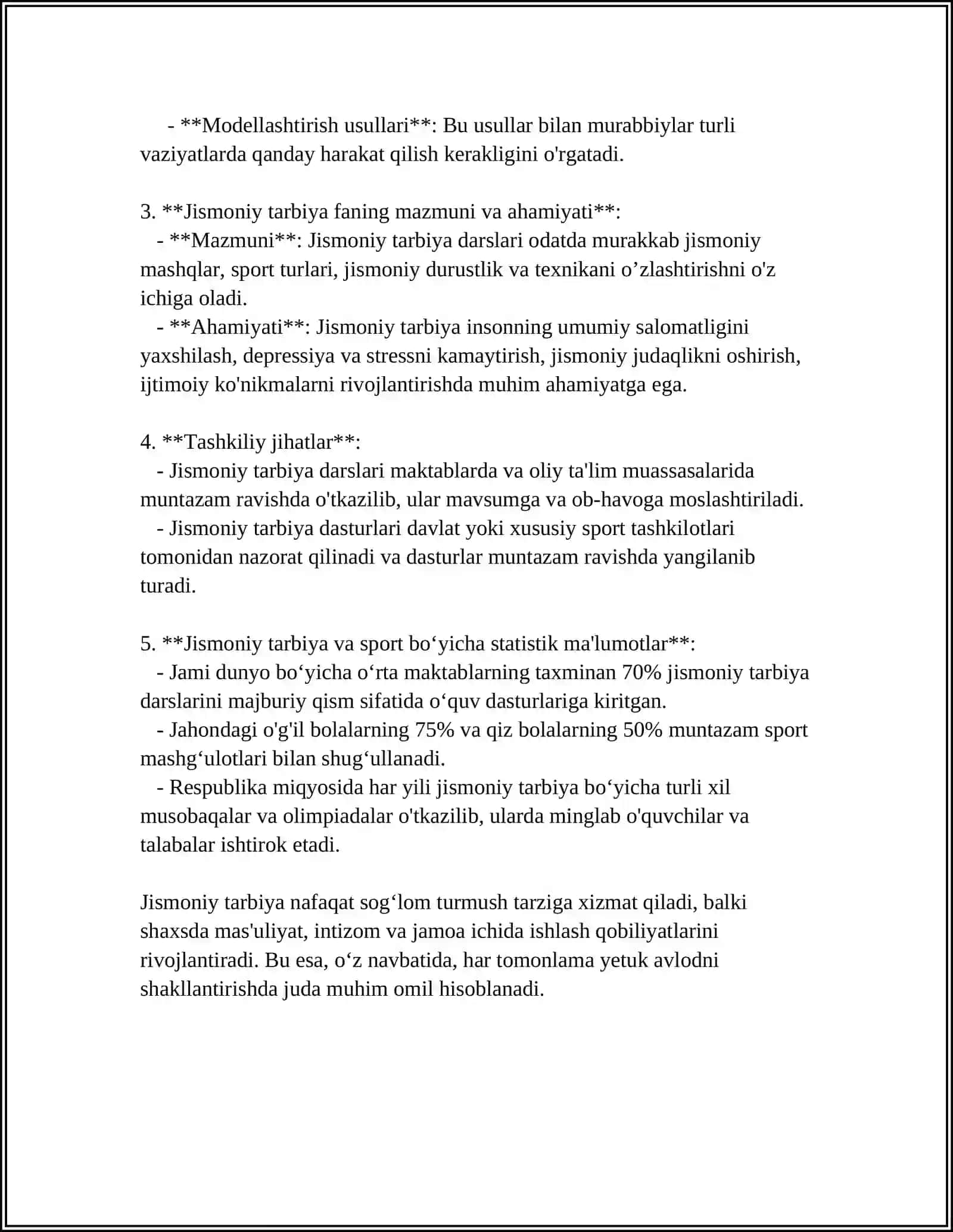 BOLALAR JISMONIY TARBIYASI FANINING ILMIY-TATQIQOT METODLARI 4