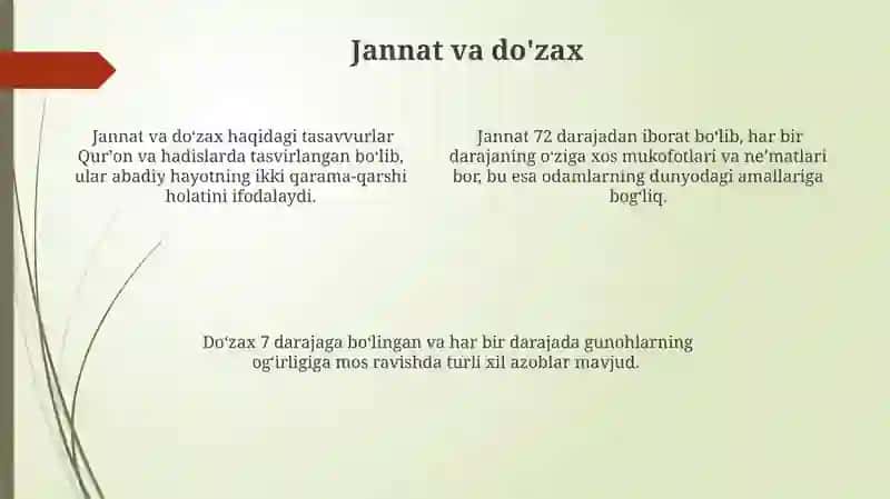 Esxatologiyaning moxiyati: qiyomat va oxirat dunyosi 4
