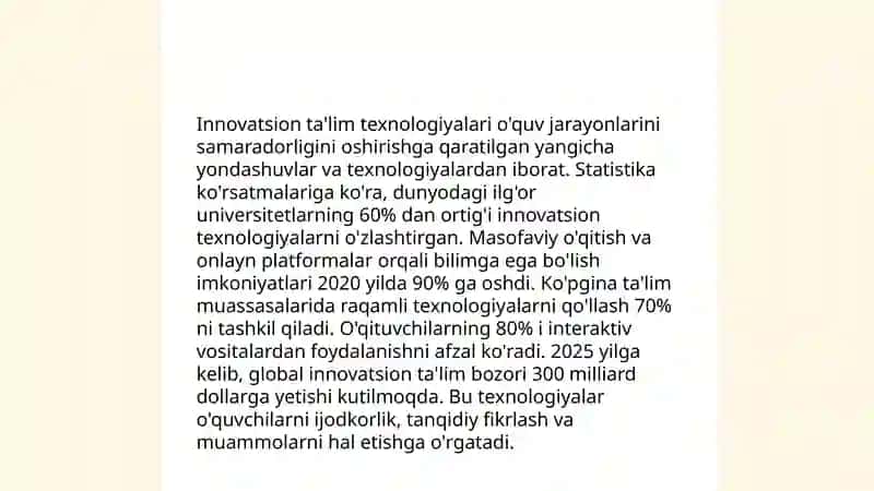 Tabiatshunoslik fanini oʼqitishda taʼlim integratsiyasi va innovatsiyasi 4
