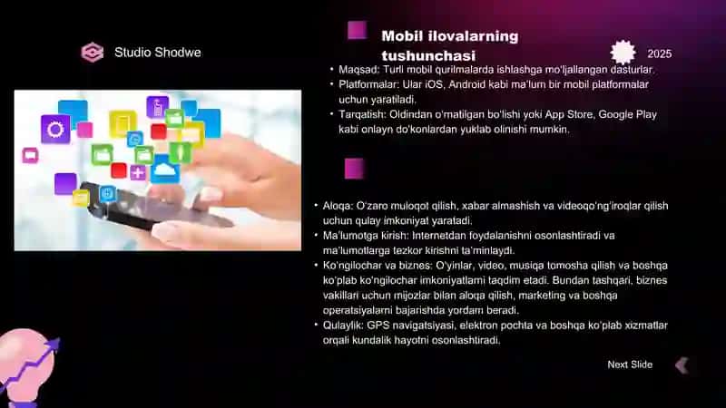 Mobil ilovalar tushunchasi va ularning ahamiyati 4