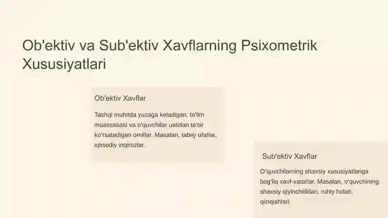 Pedagogik riskologiya va psixologiya, sotsiologiya va madaniyatshunoslik o‘rtasidagi bog‘liqlik 4