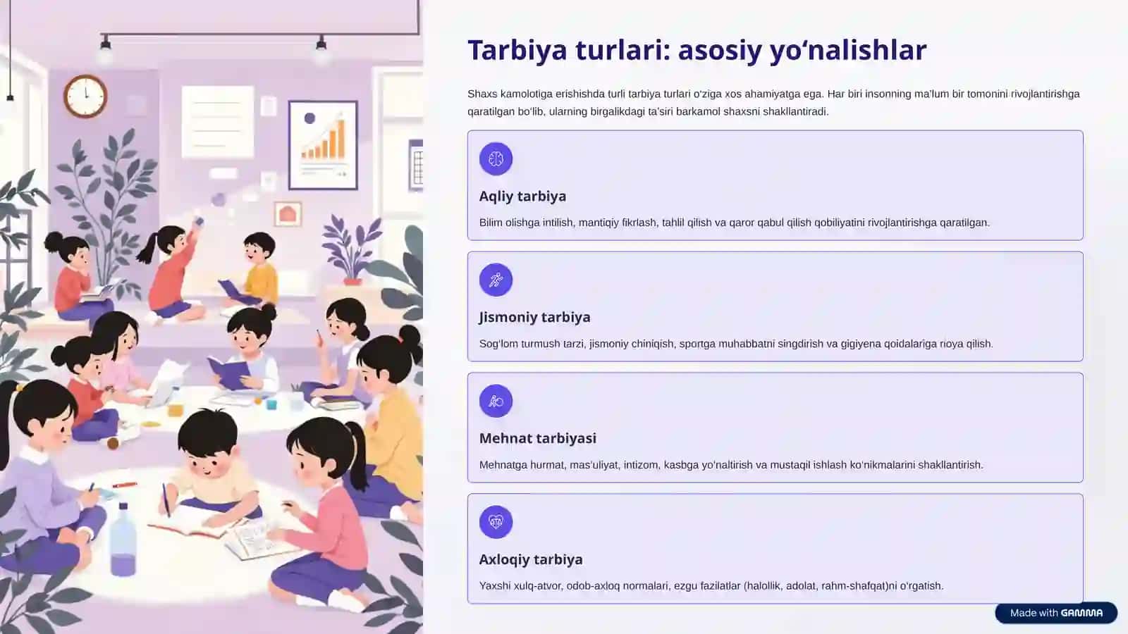 Tarbiya turlari va ularning shaxs kamolotiga ta’siri 4